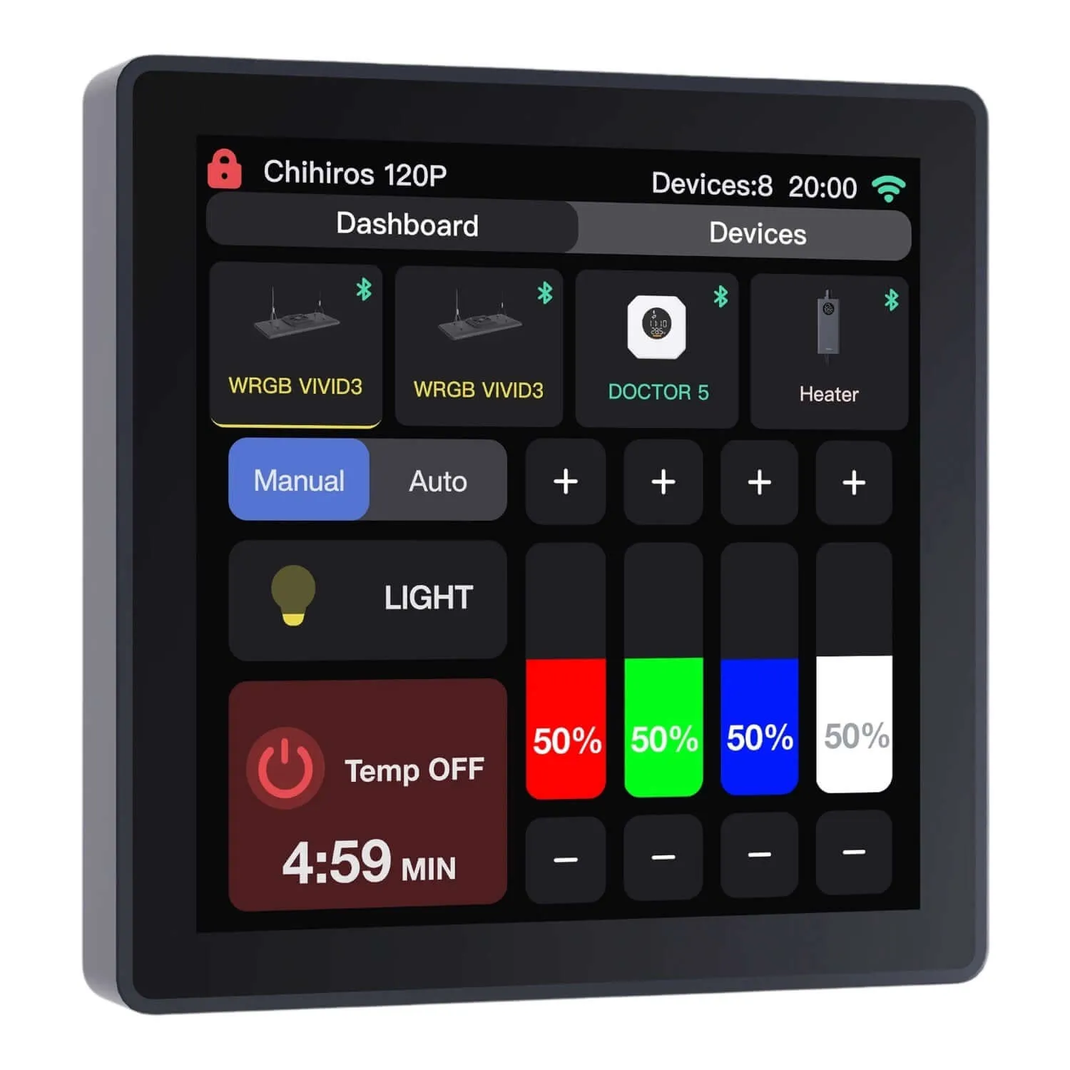 Chihiros WiFi Hub Pro — The whole tank on one dashboard