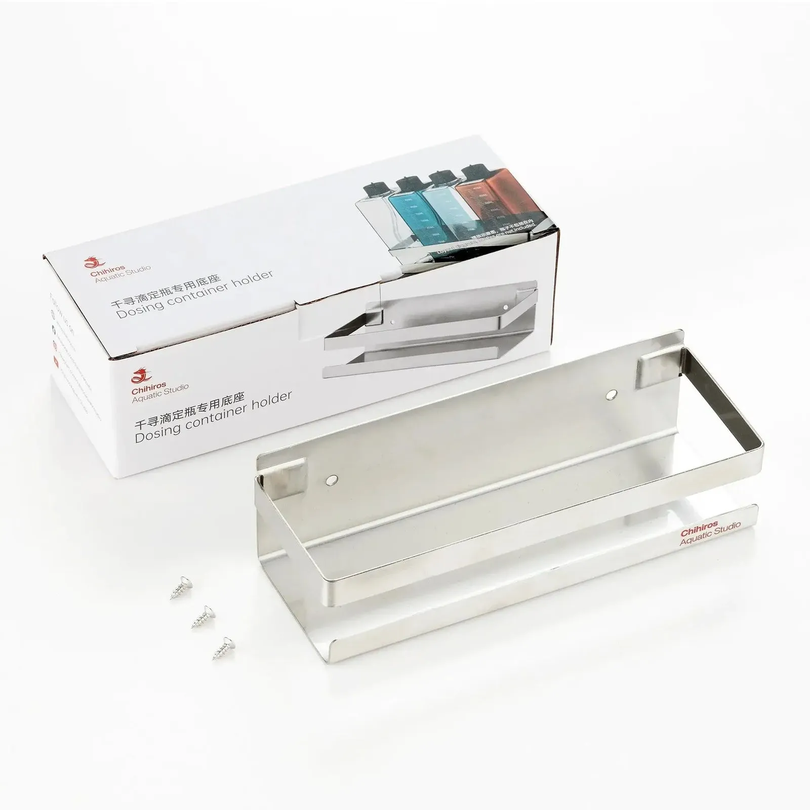 Chihiros 4 Dosing Containers and Holder — A bracket that ends cabinet chaos